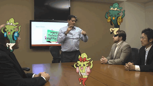 Former Nintendo President Reggie Fils-Aime Taps His Watch